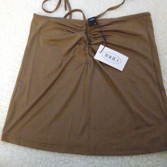 Ruched Strapped Mini Skirt💜💜💜 - Picture 2 of 6